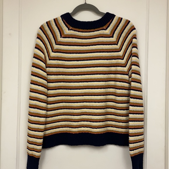 Cropped striped Madewell sweater - Picture 3 of 3